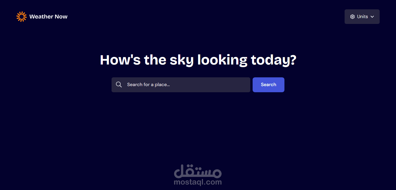 Weather app