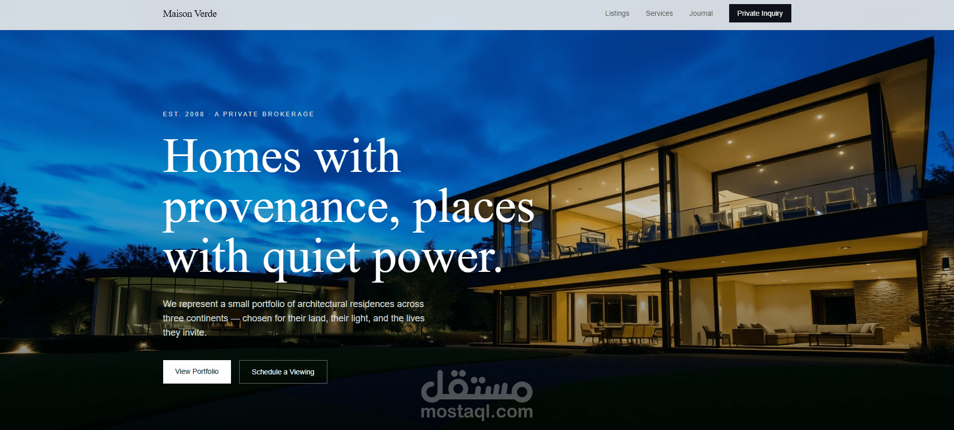 Maison Verde بيع العقارات