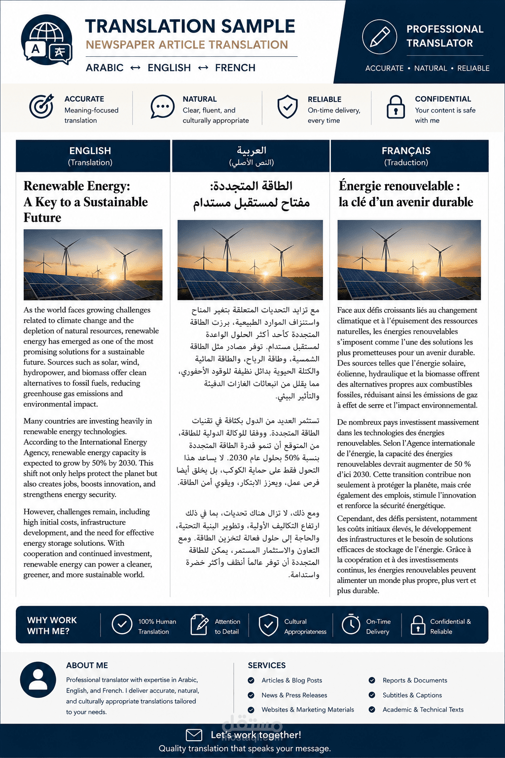 ترجمة مقالات