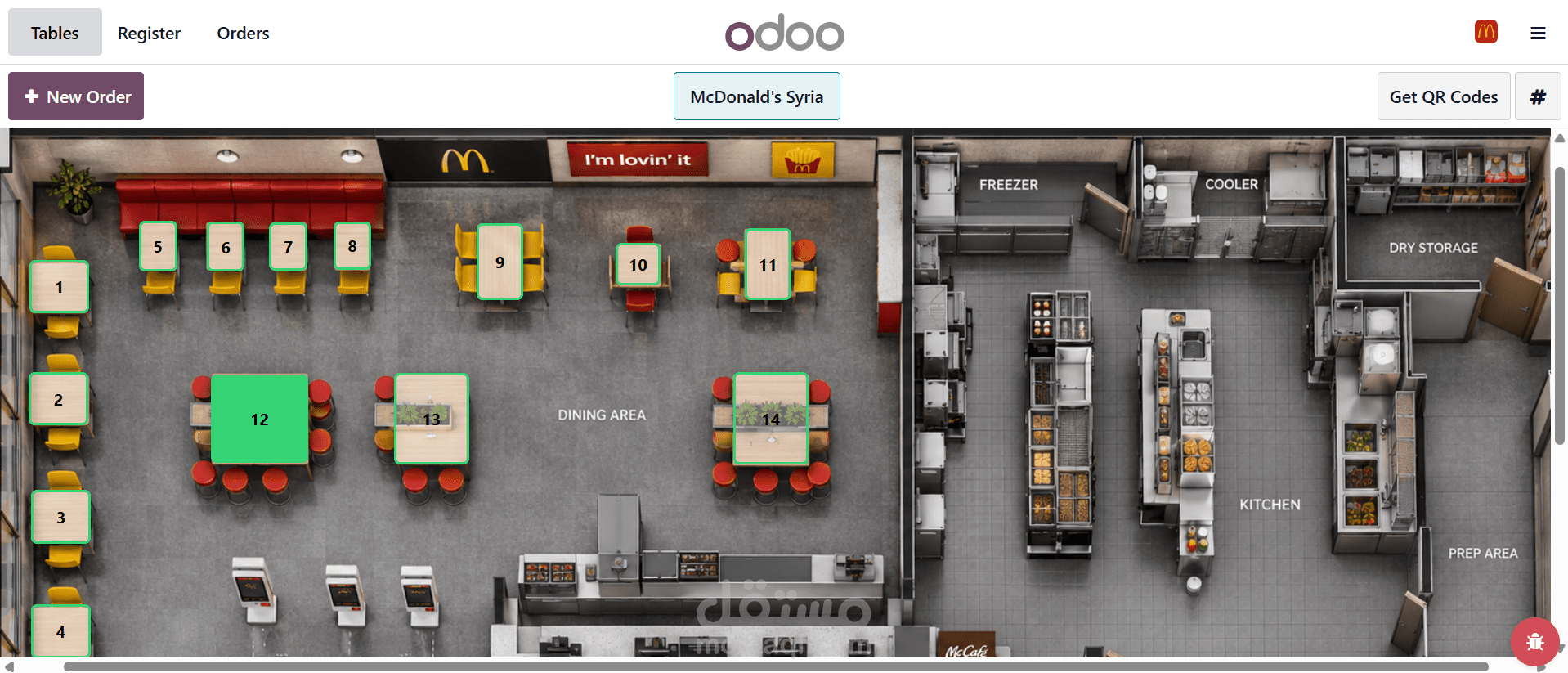محاكاة دورة تشغيلية كاملة ونظام ERP متكامل باستخدام Odoo 19