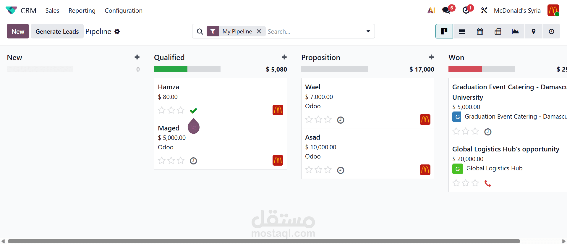 أتمتة مبيعات أودو: إرسال بريد إلكتروني تلقائي عند تأهيل العملاء (CRM Lead Qualification)