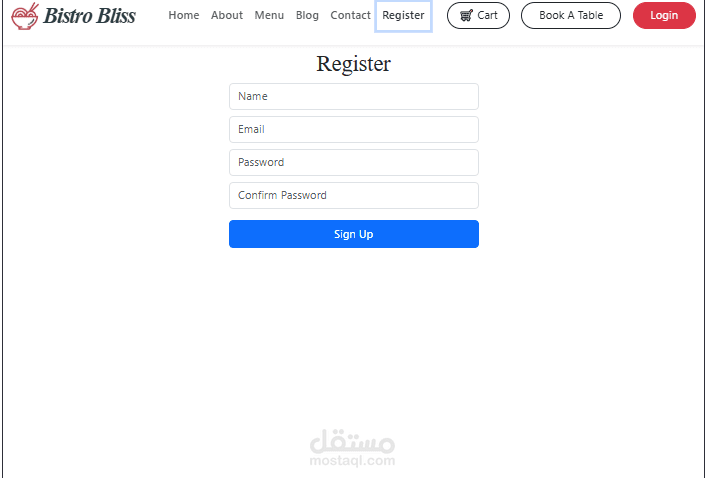 متجر إلكتروني حديث (E-Commerce Store) Front-end