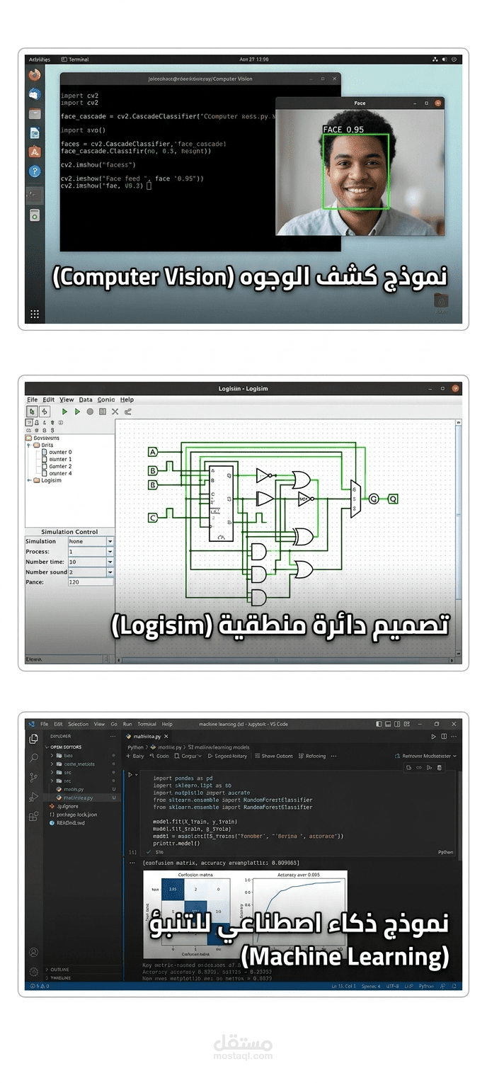 تطوير نموذج ذكاء اصطناعي (Machine Learning) لتحليل البيانات والتنبؤ