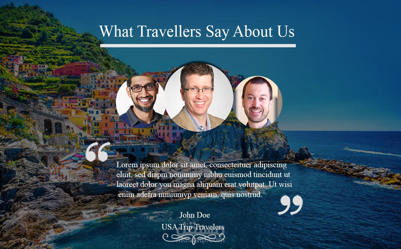 تصميم واجهة موقع Hawaii Travel