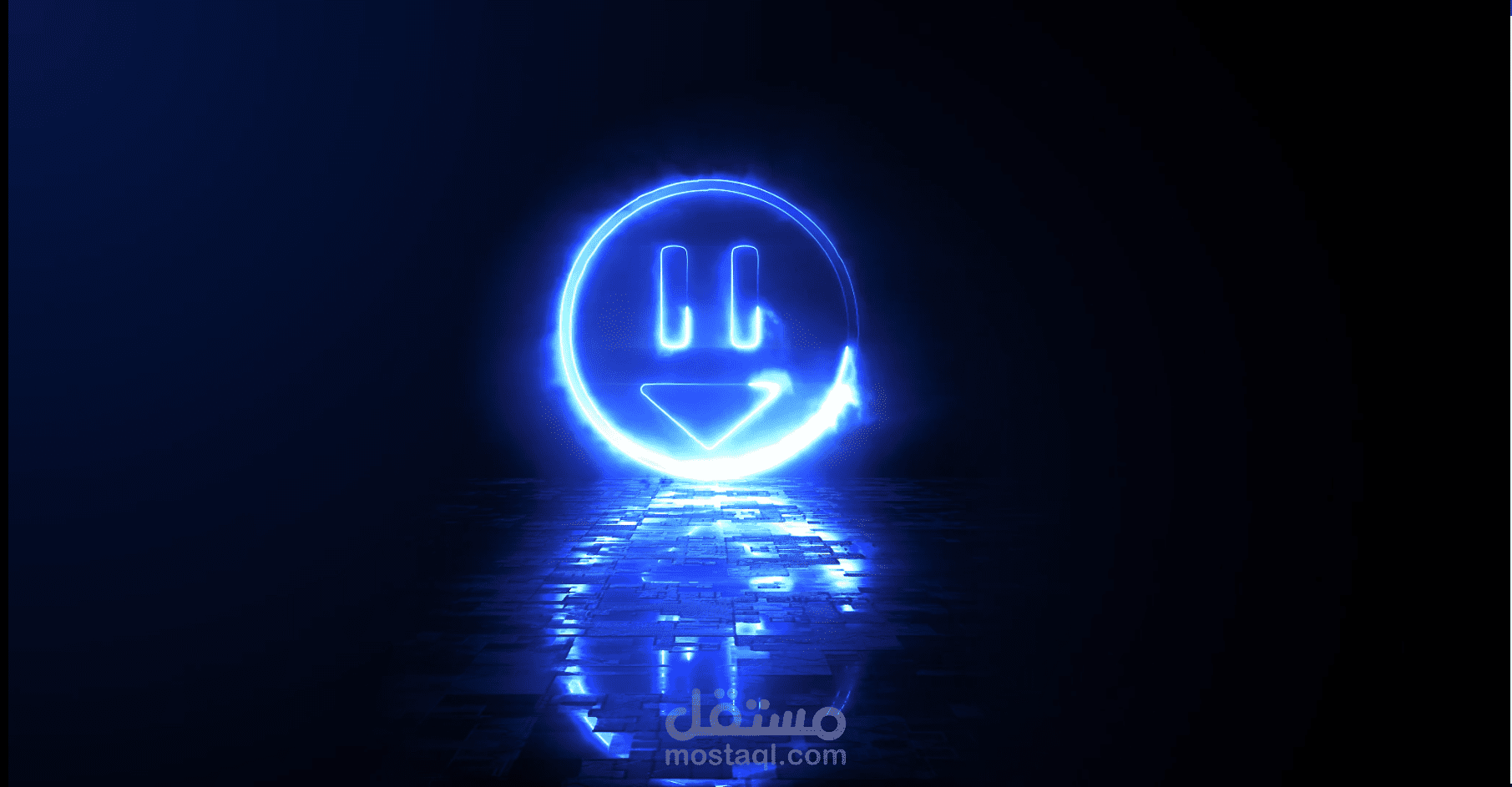 Neon Logo Animation
