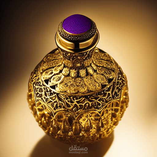 تصميم صورة عطر فاخر بالذكاء الاصطناعي