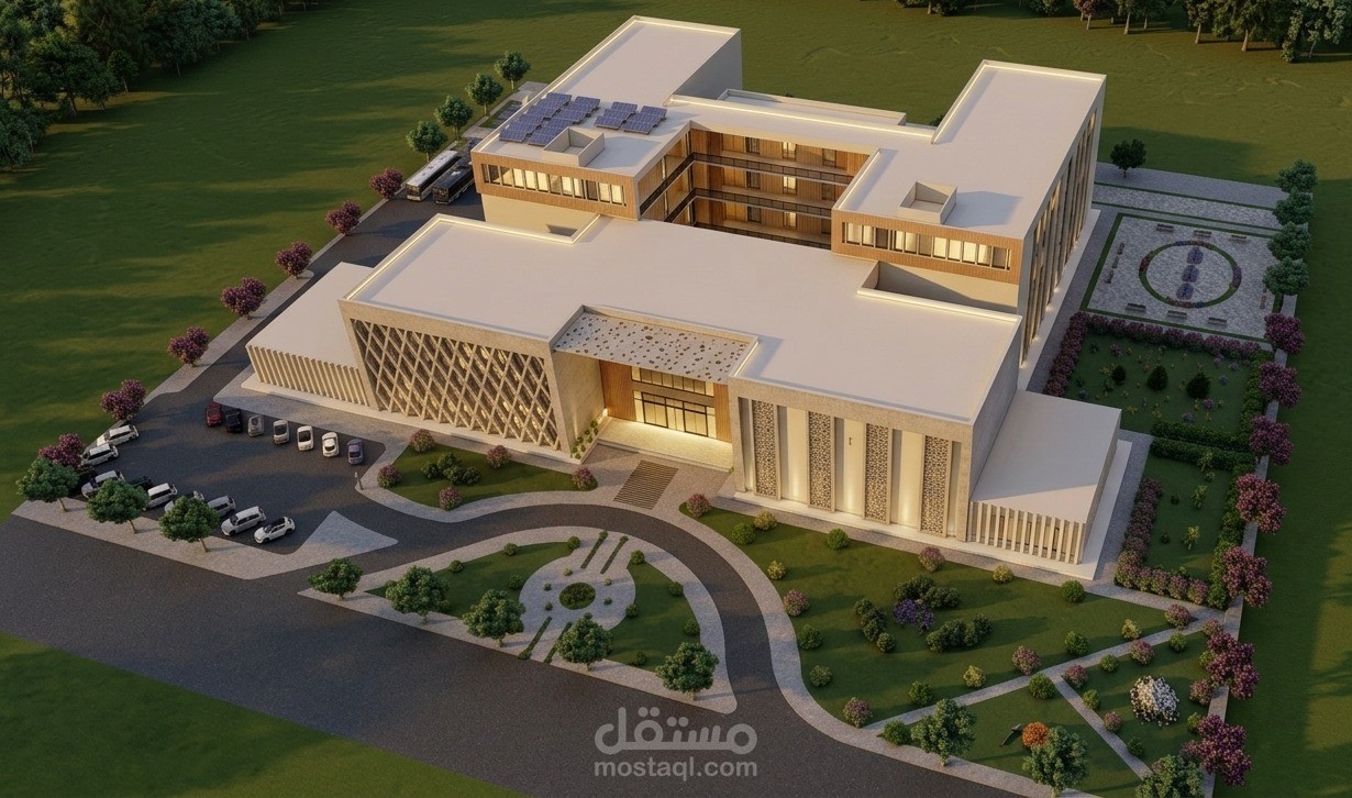 مشروع مركز ثقافي في برج العرب