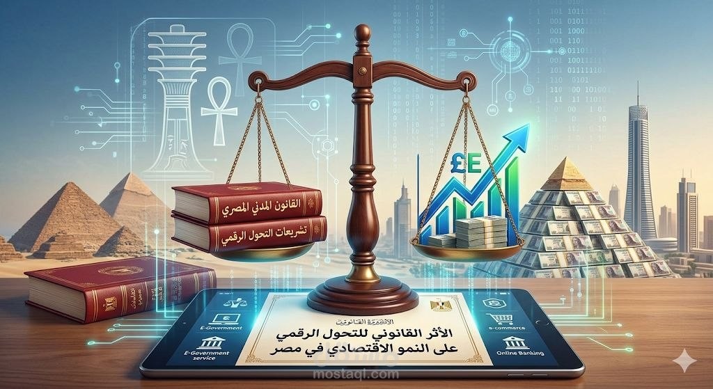 أثر التحول الرقمي علي النمو الاقتصادي في مصر