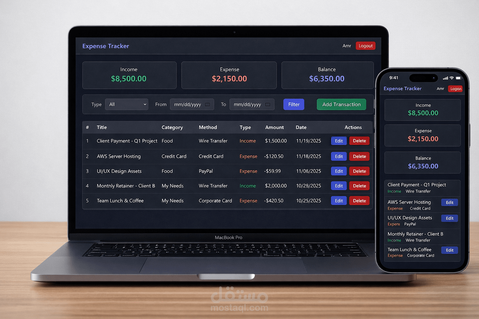Personal Expense Tracker