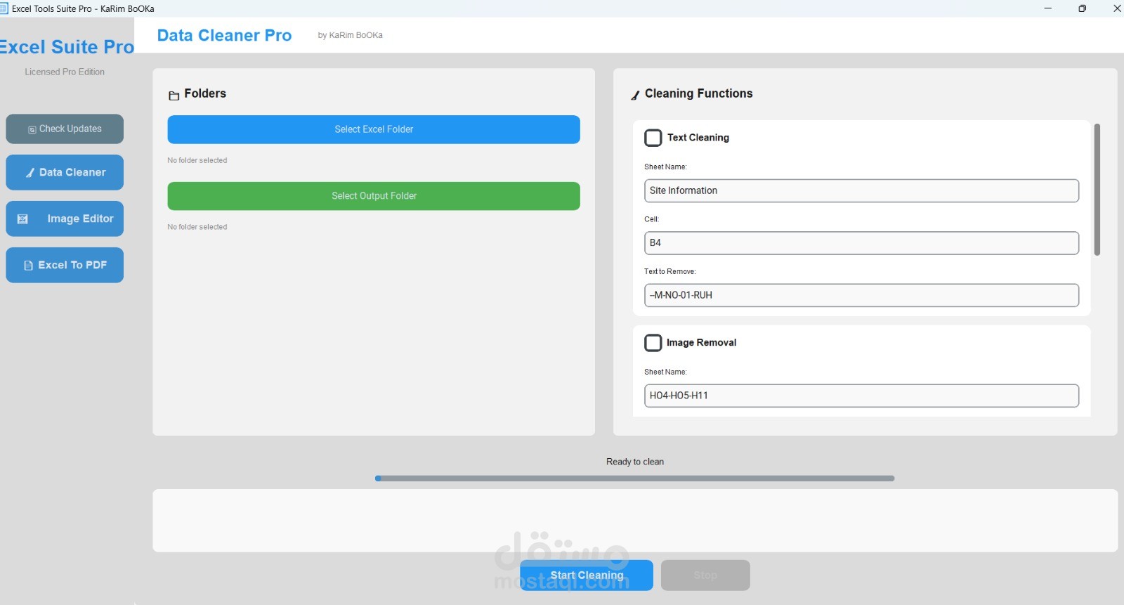 Data Cleaner Pro - Excel Data Processing Tool