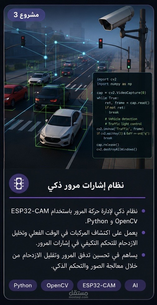 نظام إشارات مرور ذكي | Smart Traffic Light System