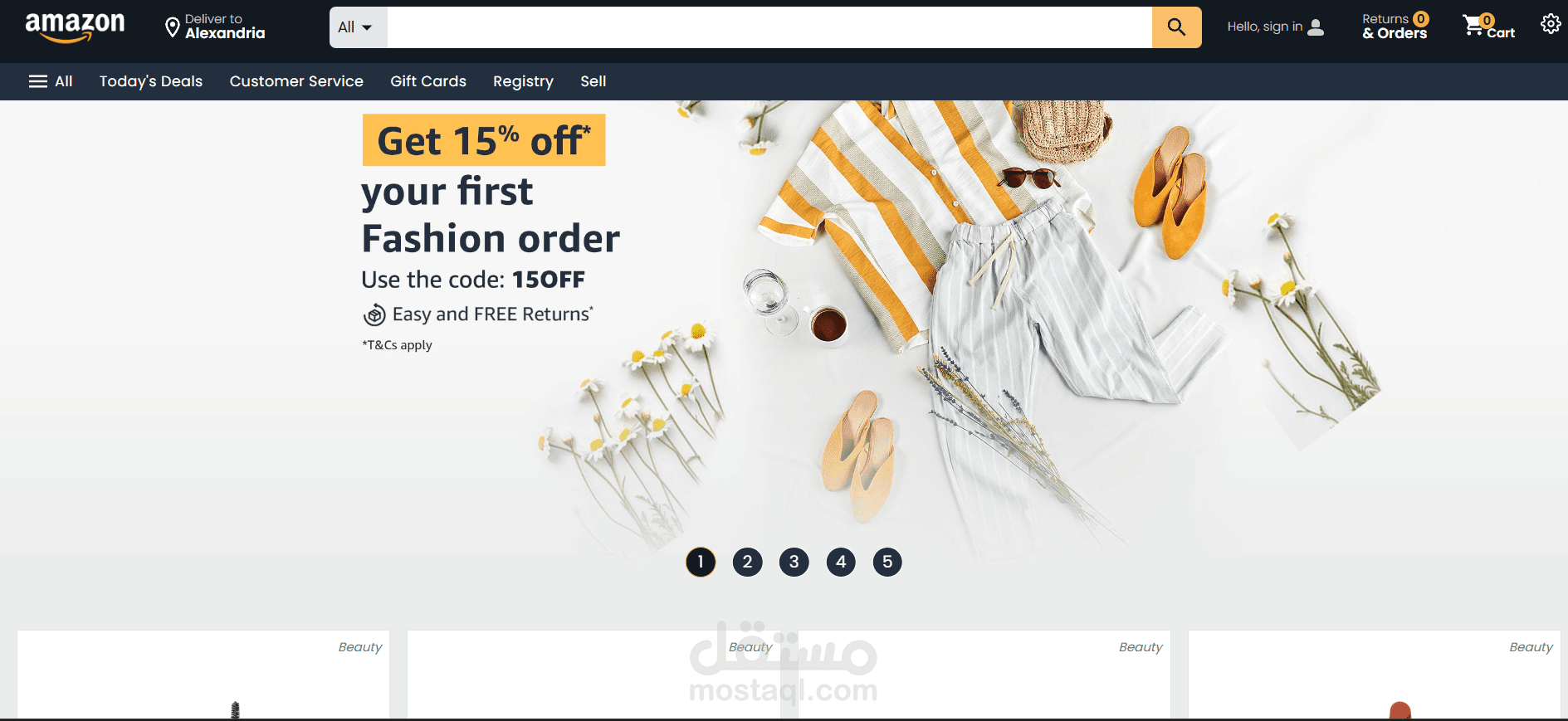 تطوير متجر إلكتروني احترافي مستوحى من Amazon | Full Stack E-Commerce
