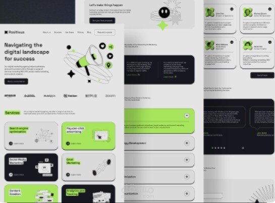 إعادة تصميم واجهة مستخدم (UI) لموقع إلكتروني شهير بلمسة عصرية