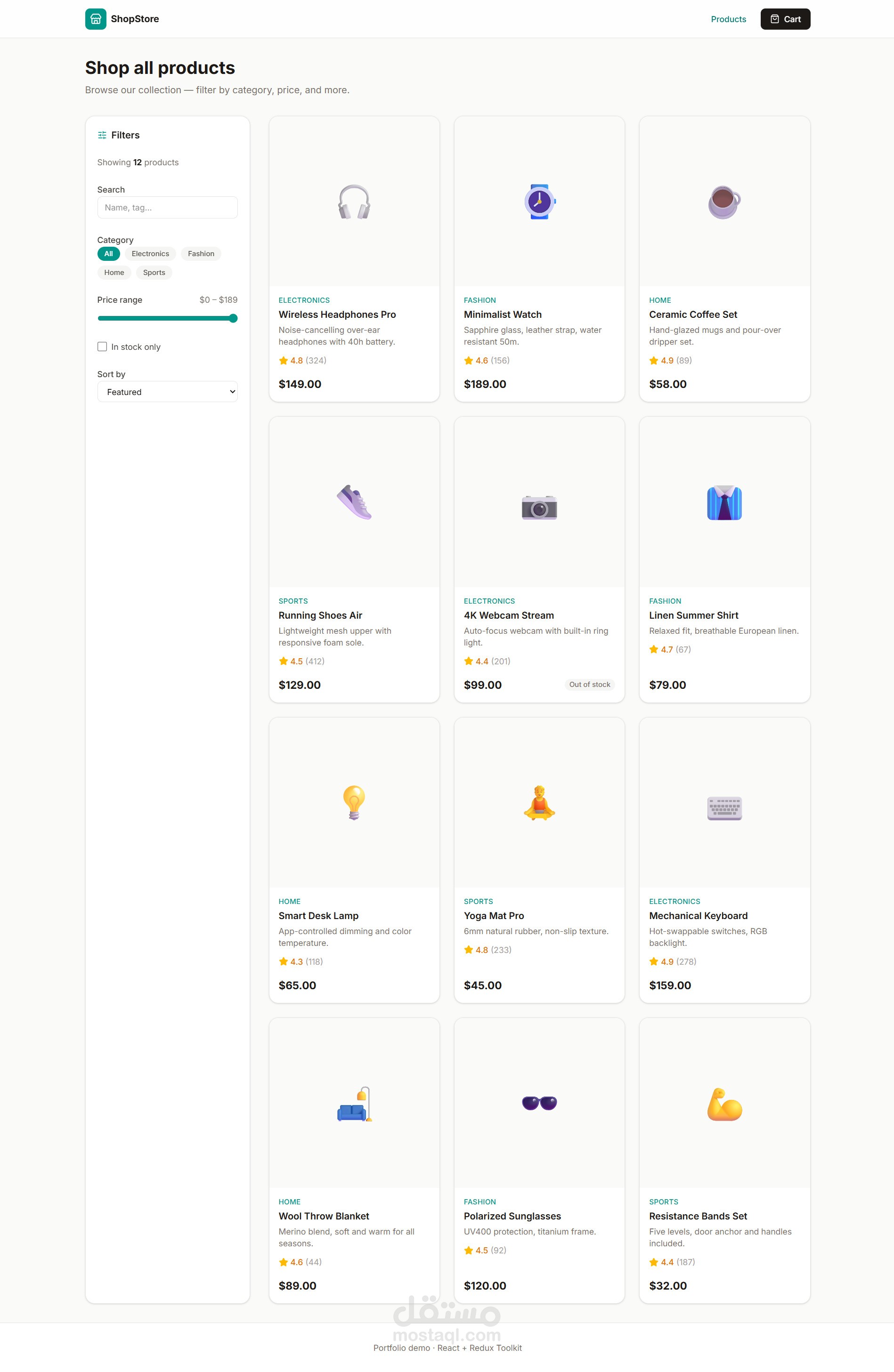 ECommerce Website