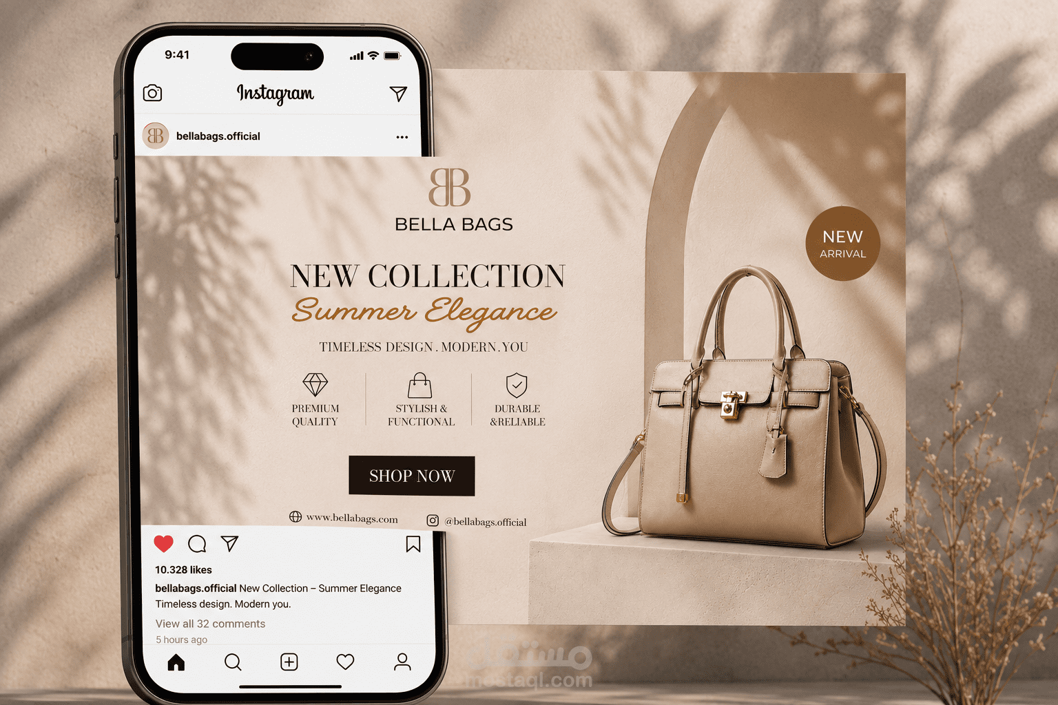 Bella Bags - Summer Elegance Advertising