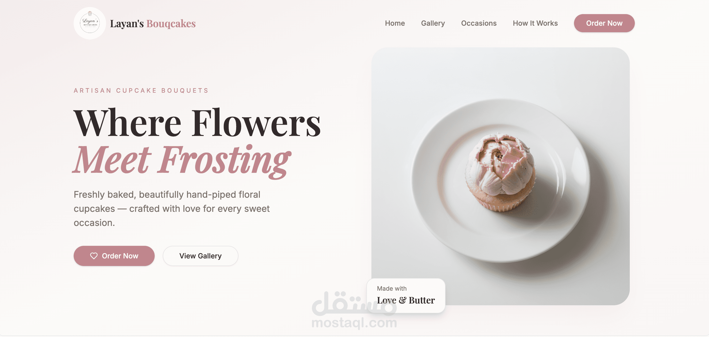 Layan's Bouqcakes — Custom Cupcake Business
