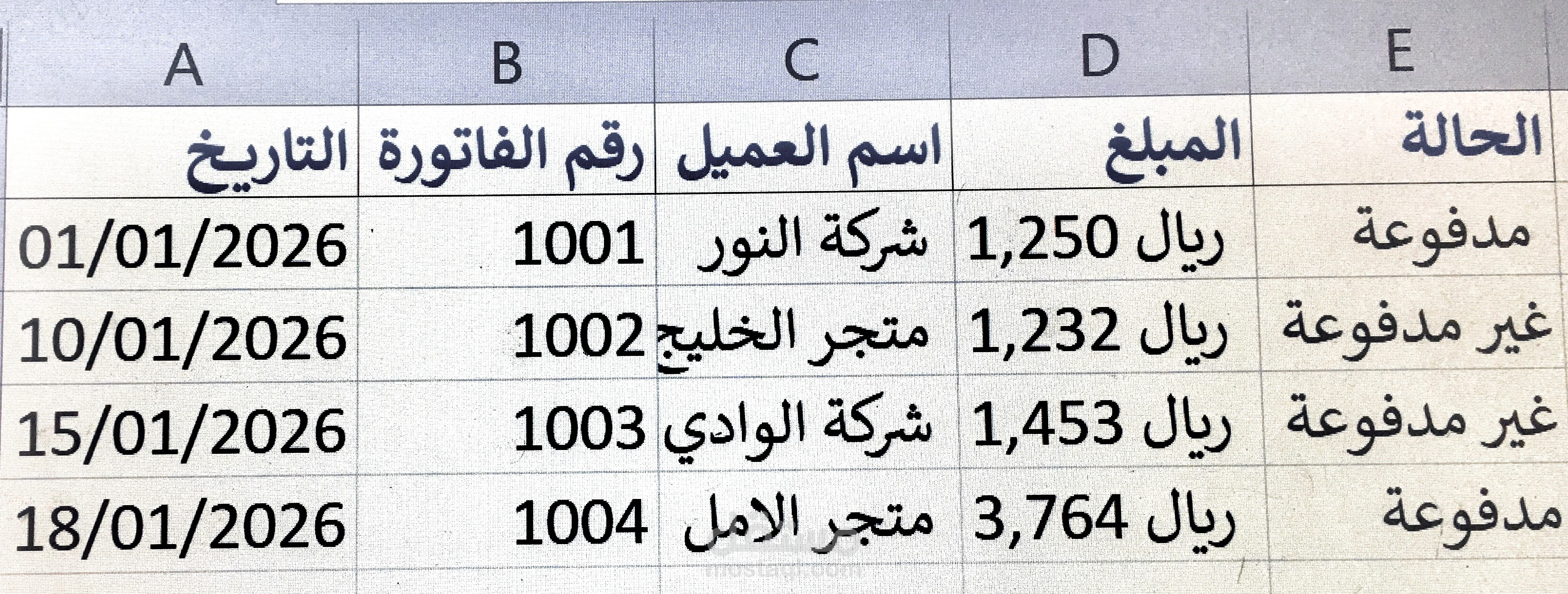 تنظيم قاعدة بيانات العملاء وإنشاء تقارير شهرية