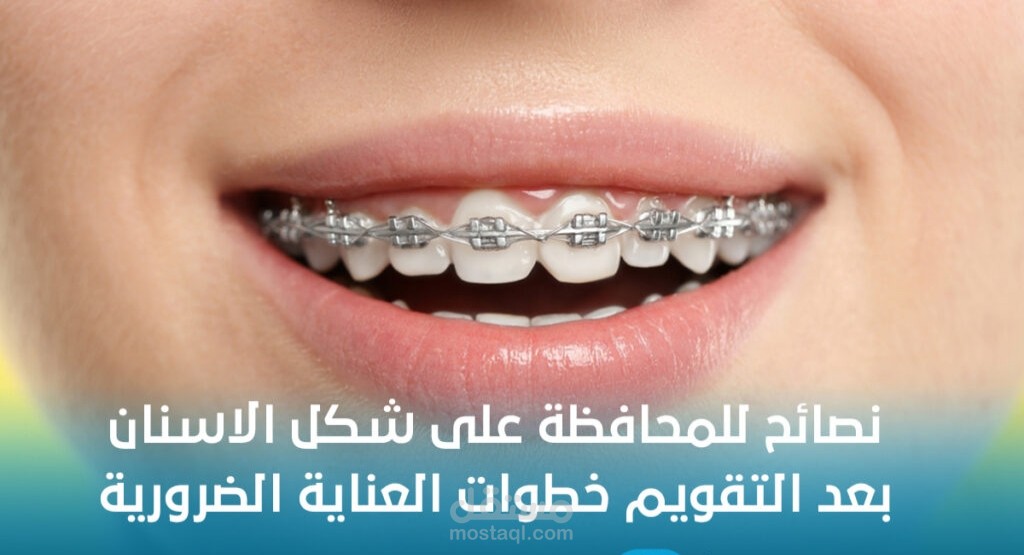 دليل العناية بنظافة الأسنان بعد إزالة التقويم