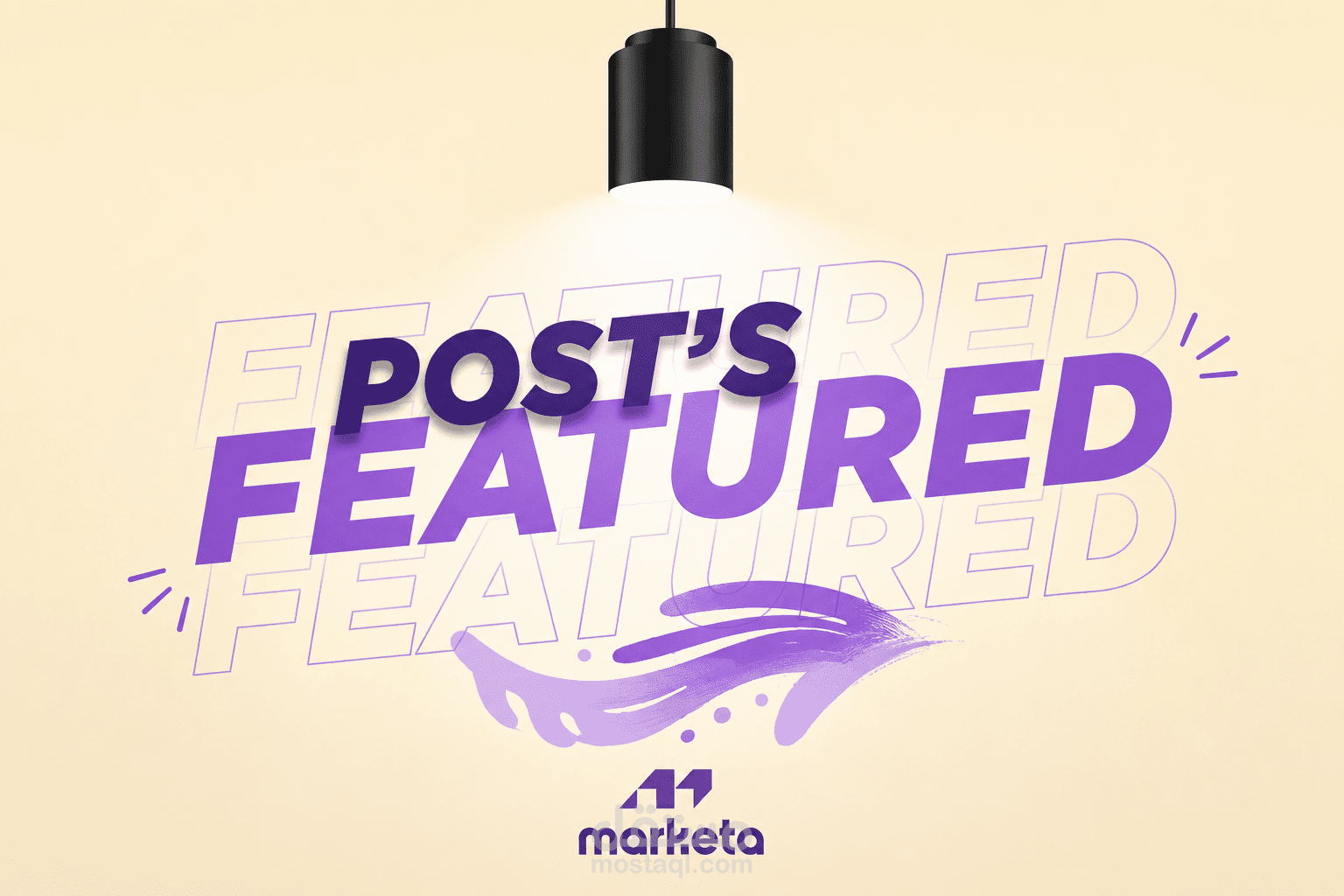 تصميم محتوى سوشيال ميديا لشركه Marketa
