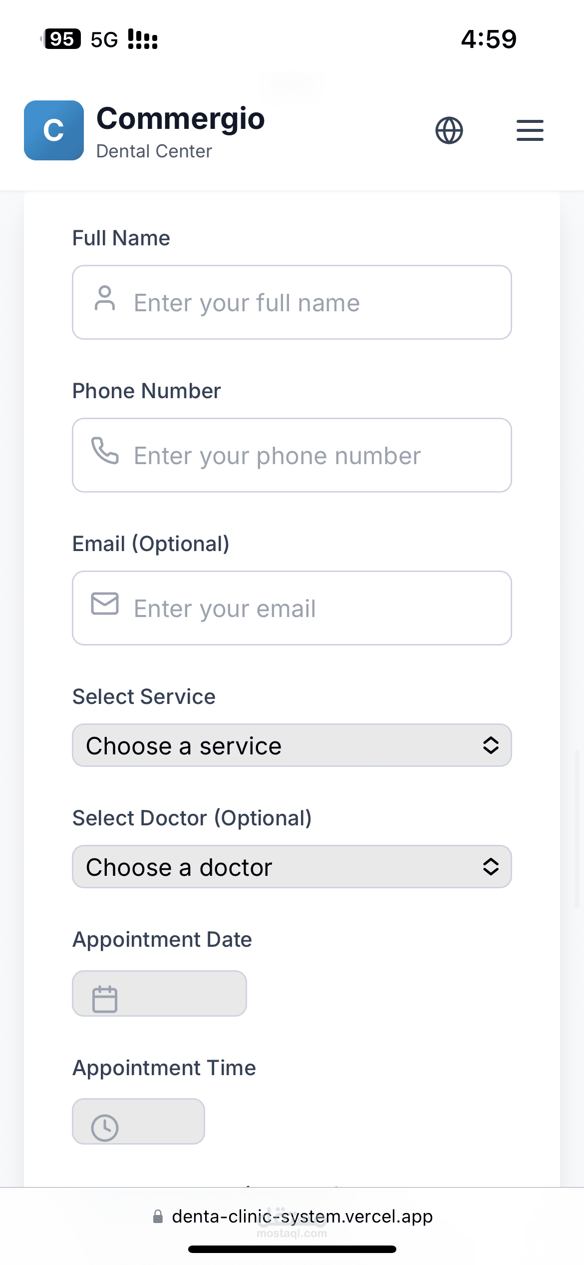 تطوير صفحة هبوط (Landing Page) احترافية ومتكاملة ومتجاوبة