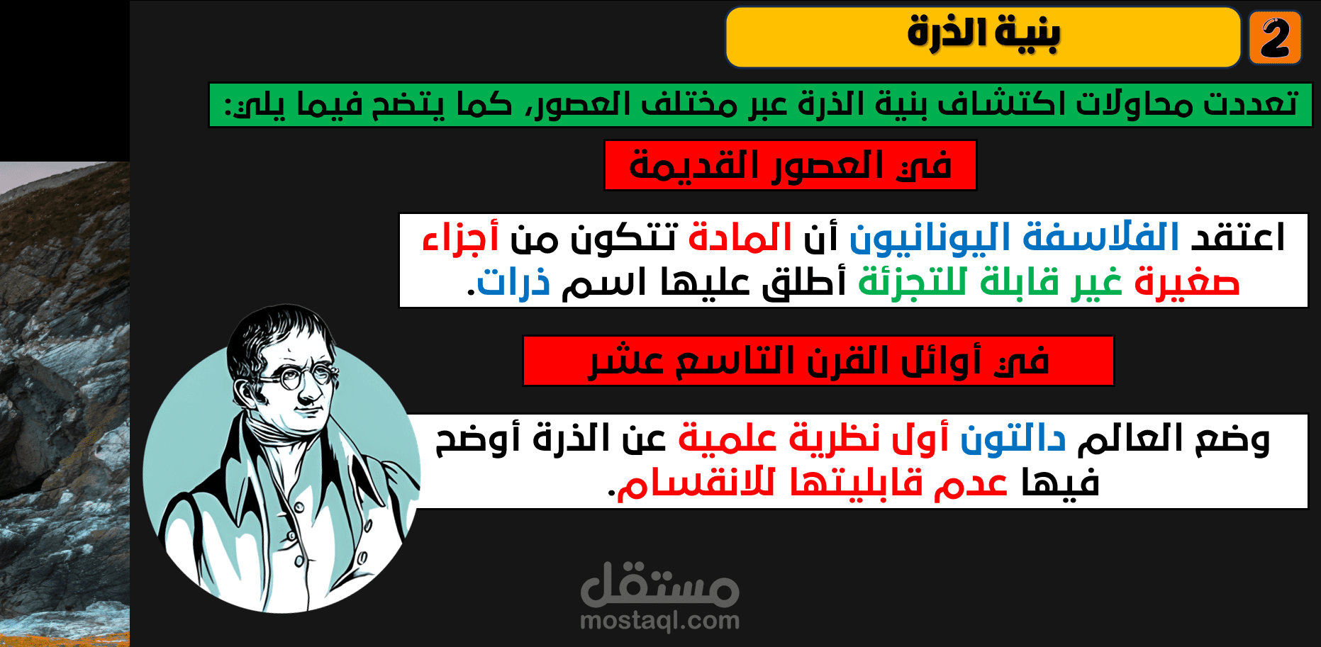 هذا ملف باوربوينت عن شرح درس عن الذرة