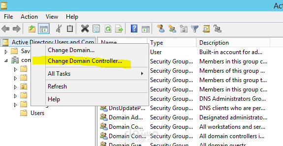 إدارة مستخدمين وصلاحيات على Active Directory