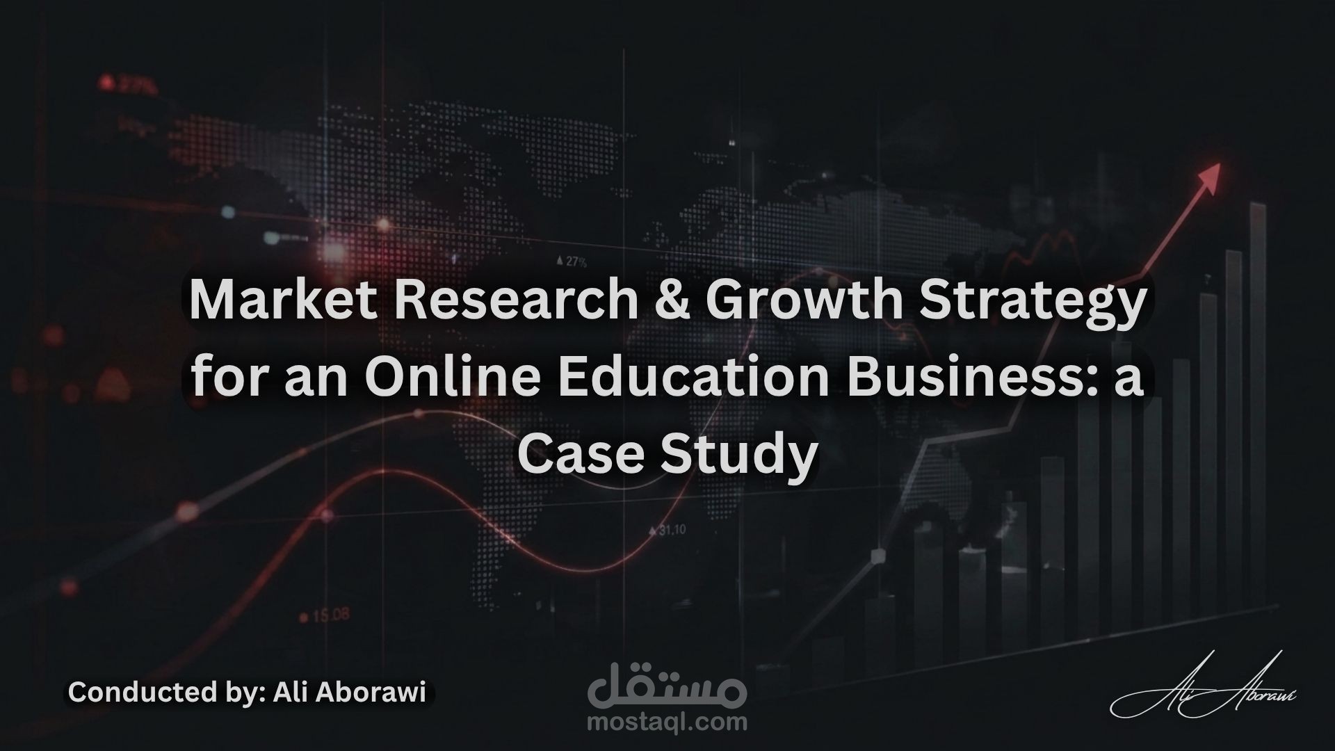 دراسة سوق و استراتيجية نمو لمشروع تجاري في مجال تكنولوجيا التعليم: دراسة حالة