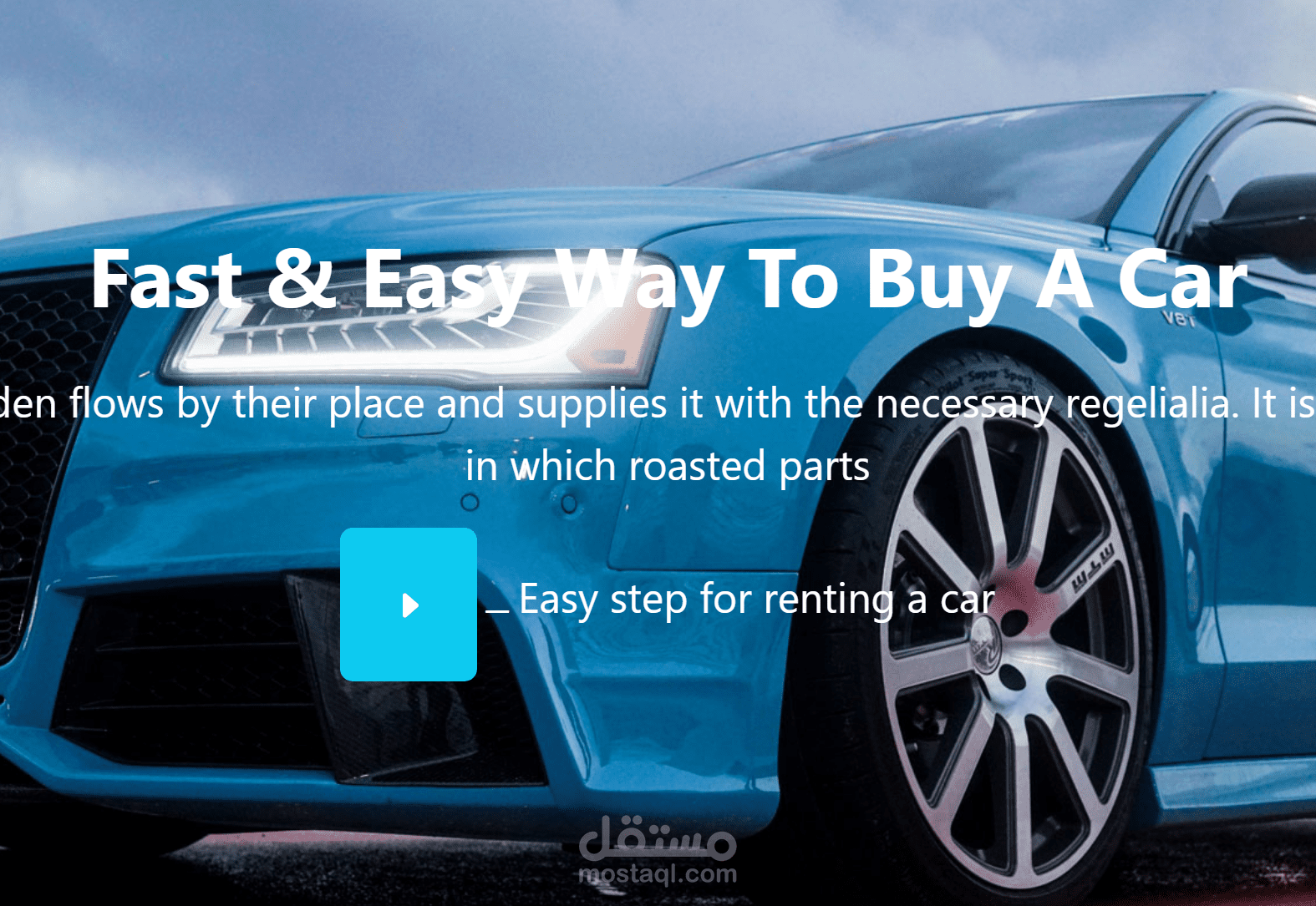 car renting website