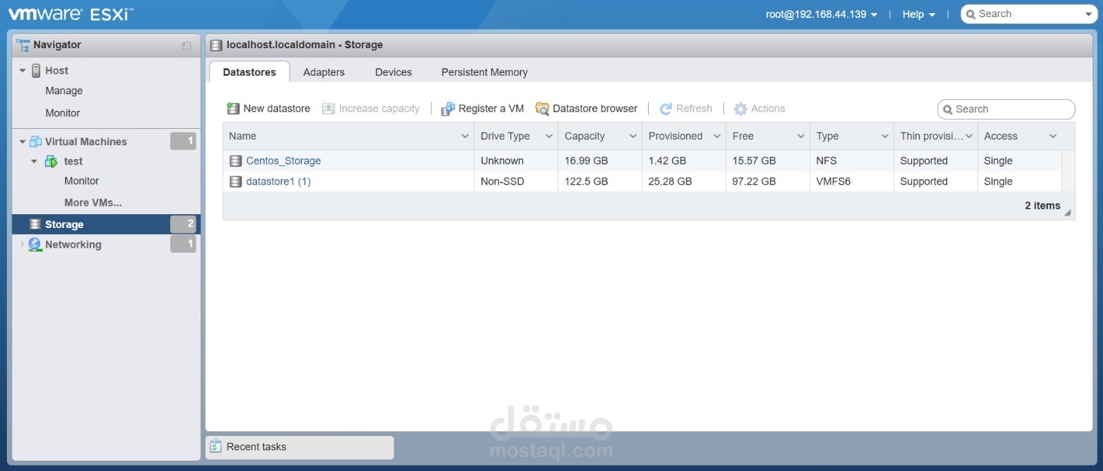 بناء بيئة افتراضية متكاملة وإدارة السيرفرات باستخدام VMware vSphere (ESXi & vCenter)