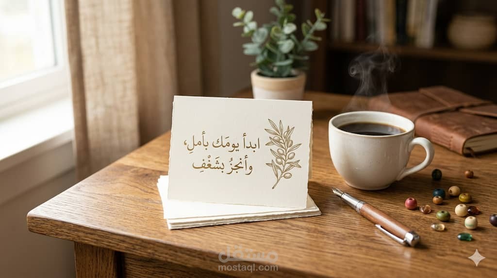 تصميم وصياغة نصوص بطاقات تحفيزية وإبداعية للمناسبات