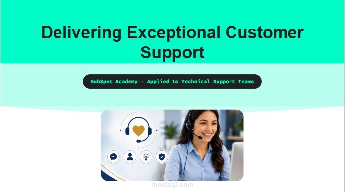 تجربة عملاء متميزة: مخرجات دورة HubSpot وتطبيقها في دعم العملاء