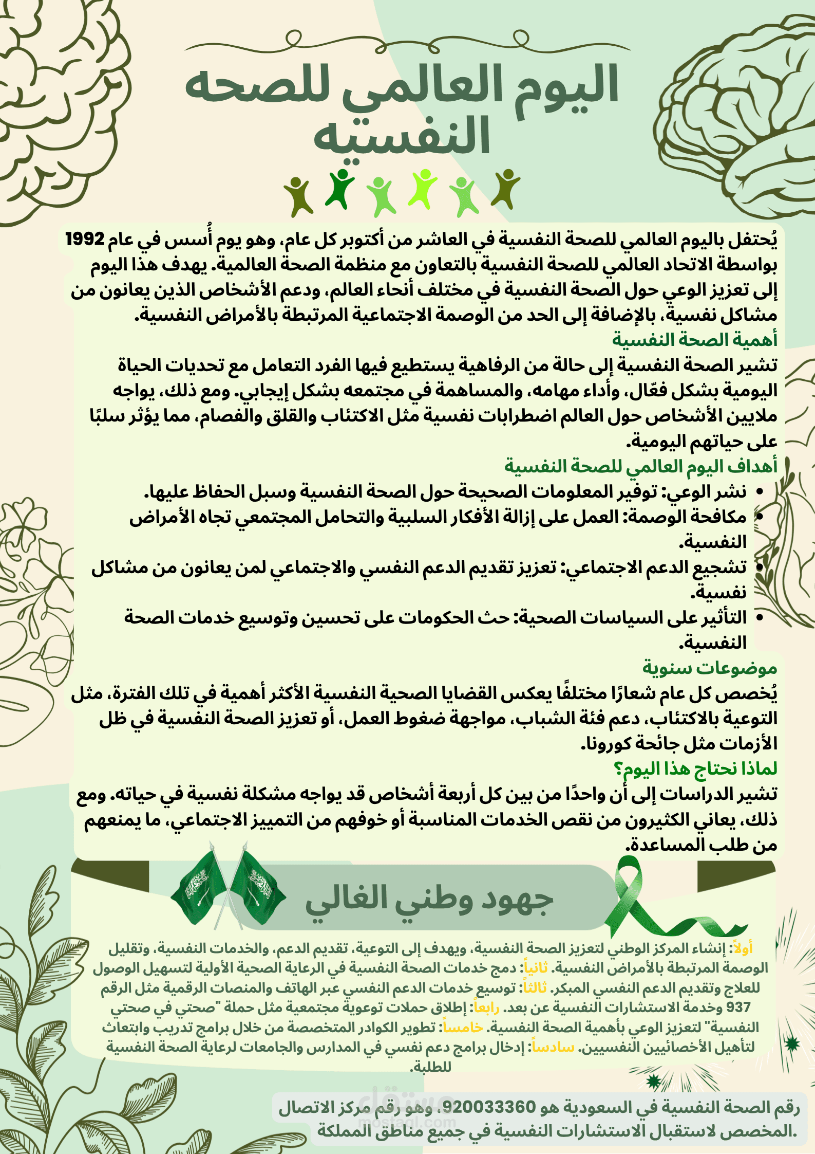 اليوم العالمي للصحه النفسيه
