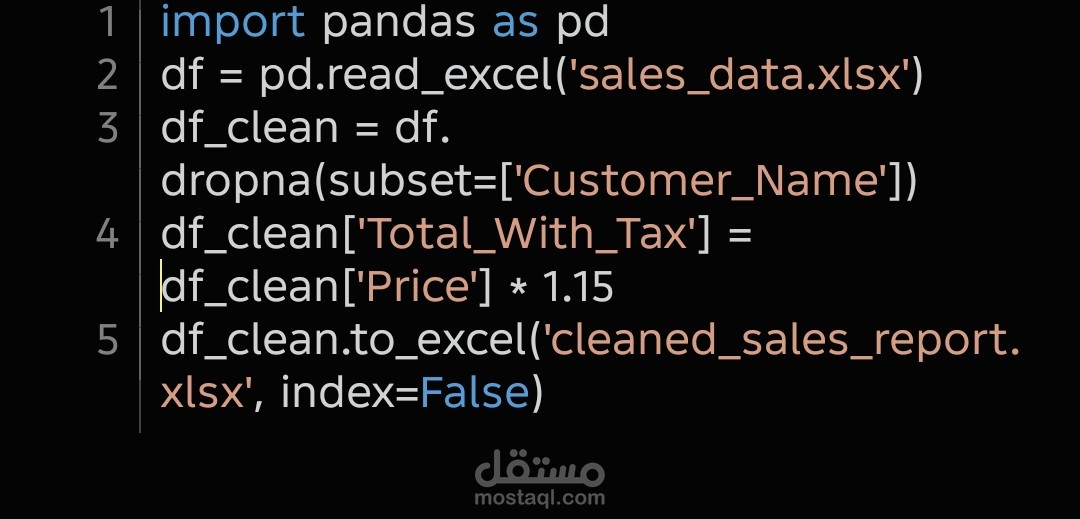 Excel automation script