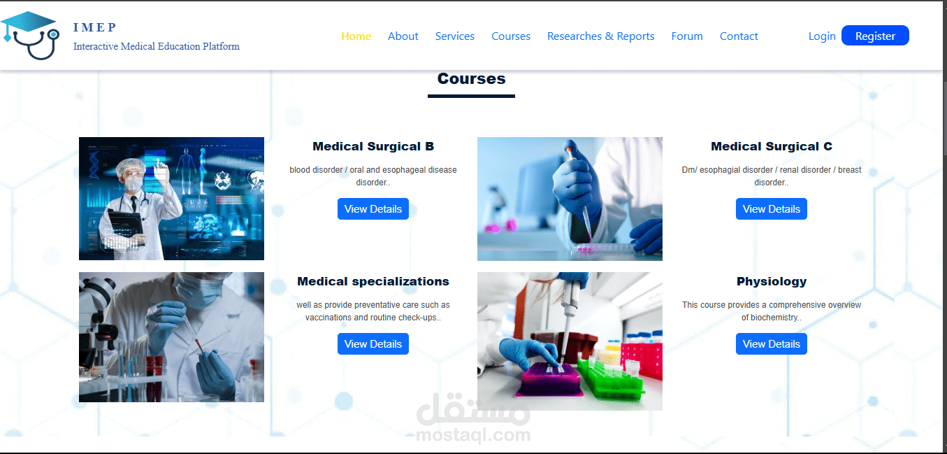 Interactive Medical Education Platform
