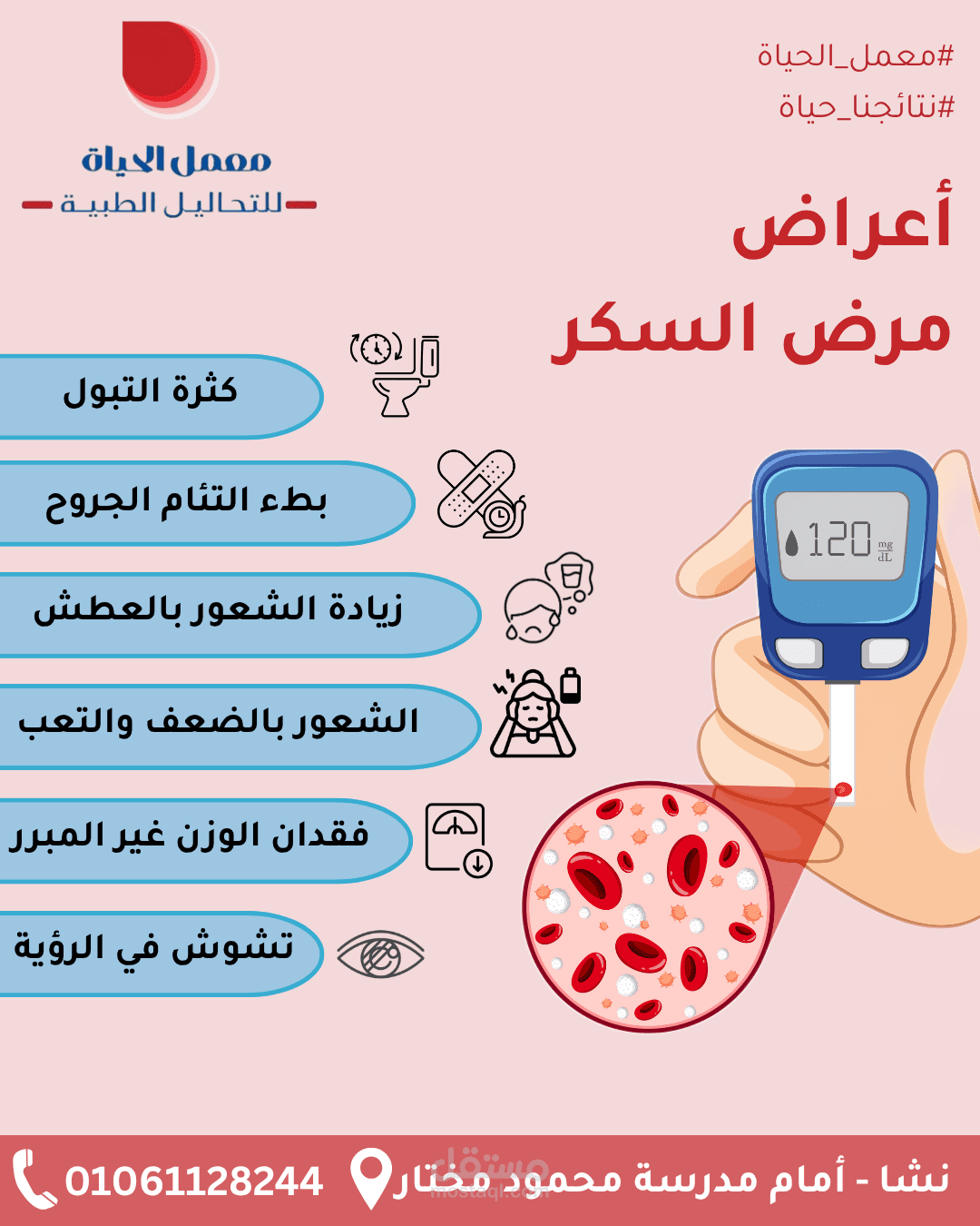 أعراض مرض السكر