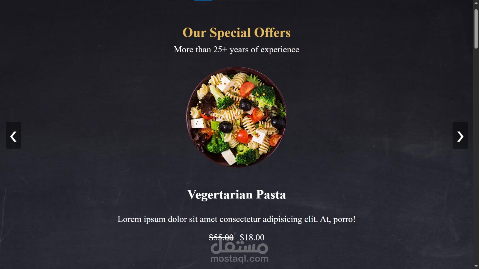 FoodLover – Restaurant Showcase Website