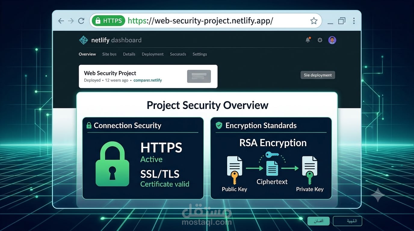 Digital Certificate & RSA Encryption System