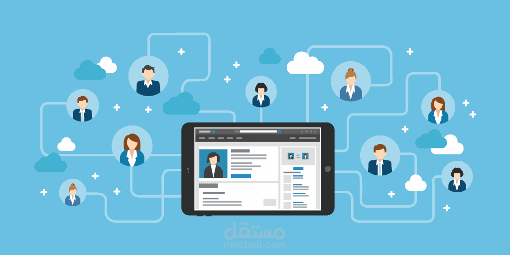 عمل صفحة لينكدان إحترافية