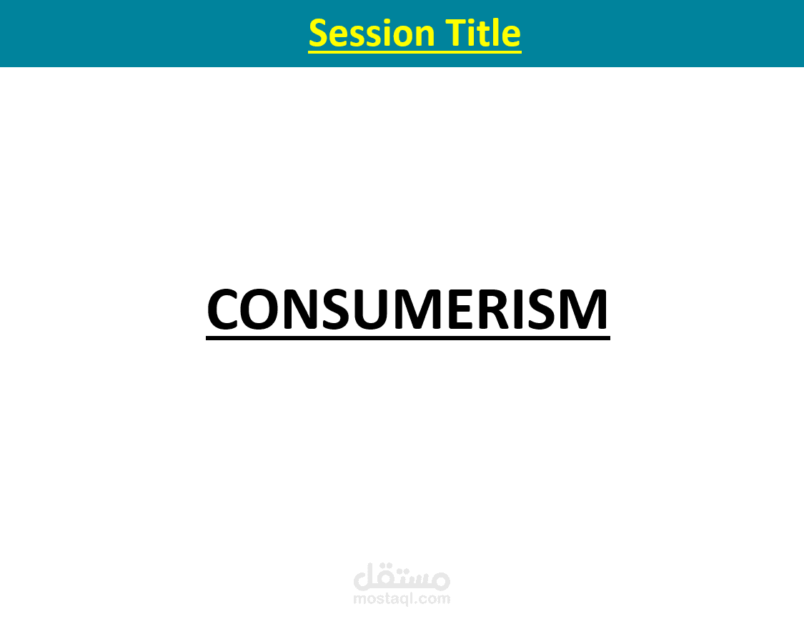 Interactive ESL Presentation on General English & Discussion Topics (Consumerism)