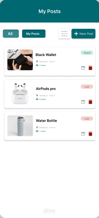 UniLost – Lost & Found Mobile Application