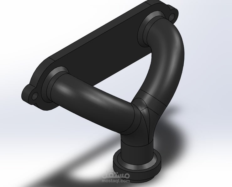 Pipe Manifold 3D Design Using SolidWorks