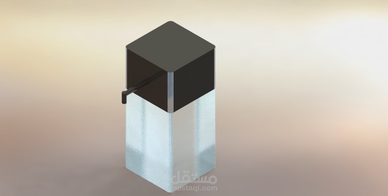 3D Modeling of an Automatic Soap Dispenser