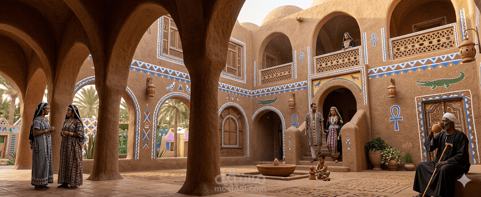 تصميم فيلا على الطراز النجدي