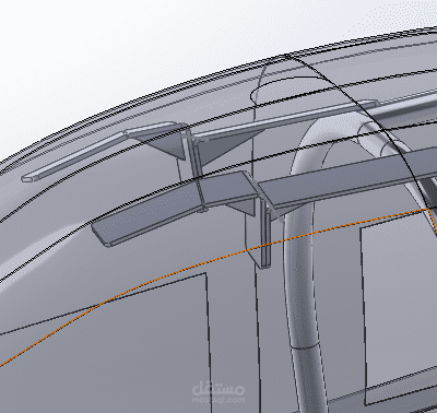 تصميم تثبيتات لهيكل سيارة مشاركة في مسابقة shell eco marathon 2026