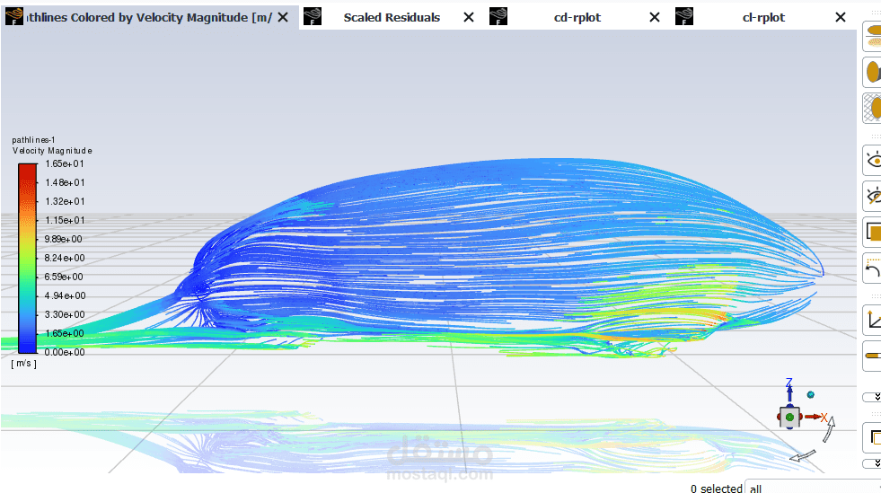 محاكاه لسيارة shell eco marathon فئة prototype