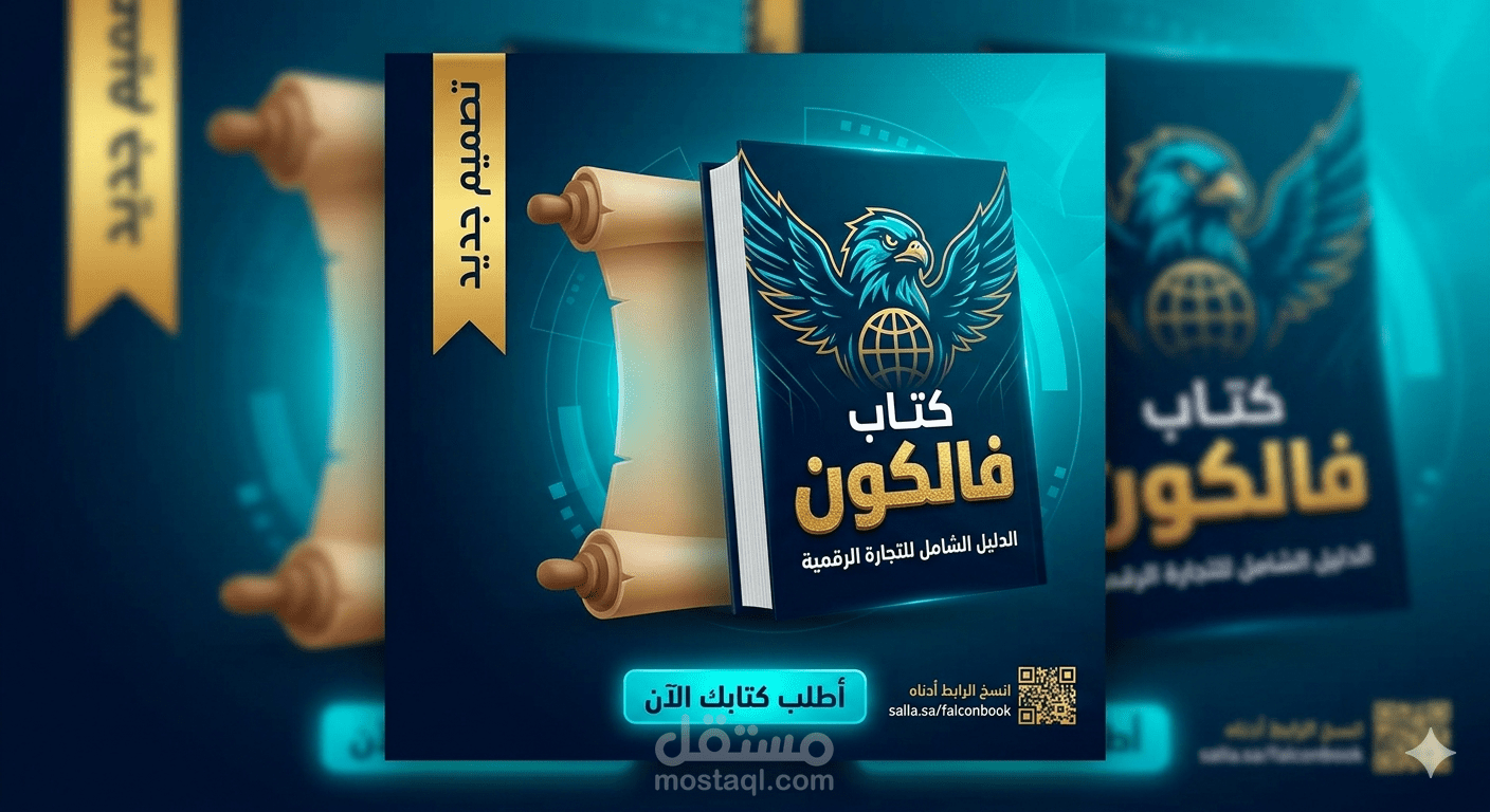 تصميم هوية بصرية وحملة ترويجية لمتجر إلكتروني