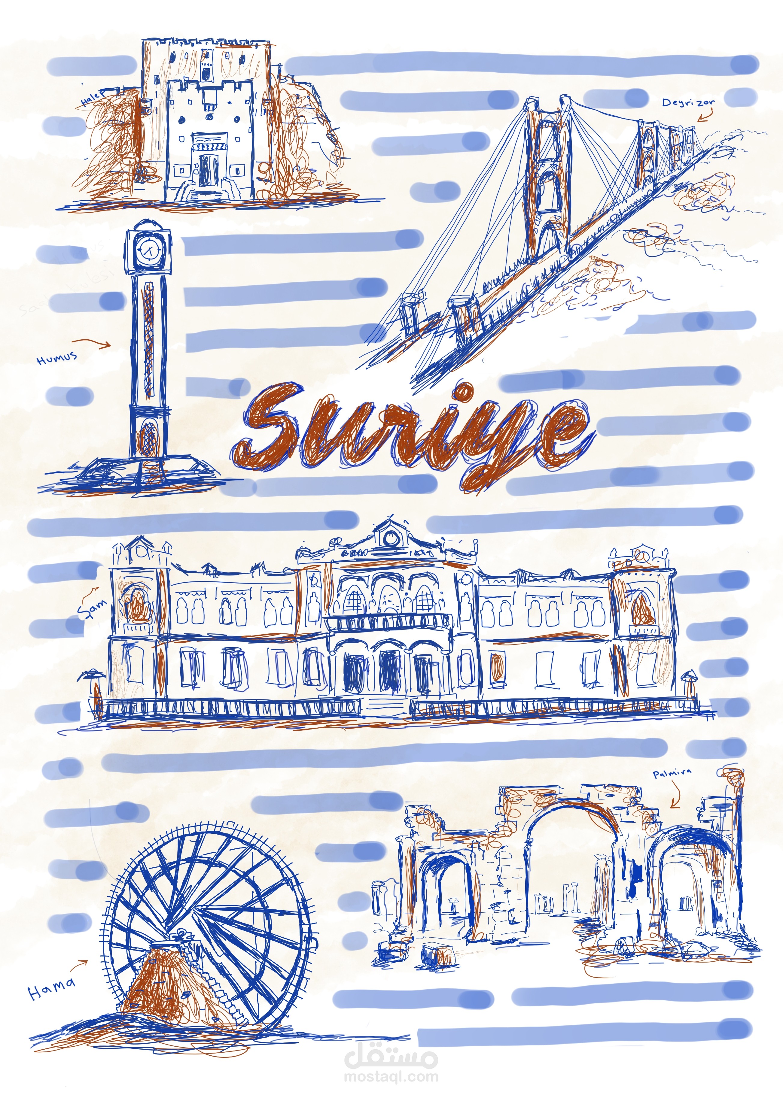 تصميم بوستر سياحي