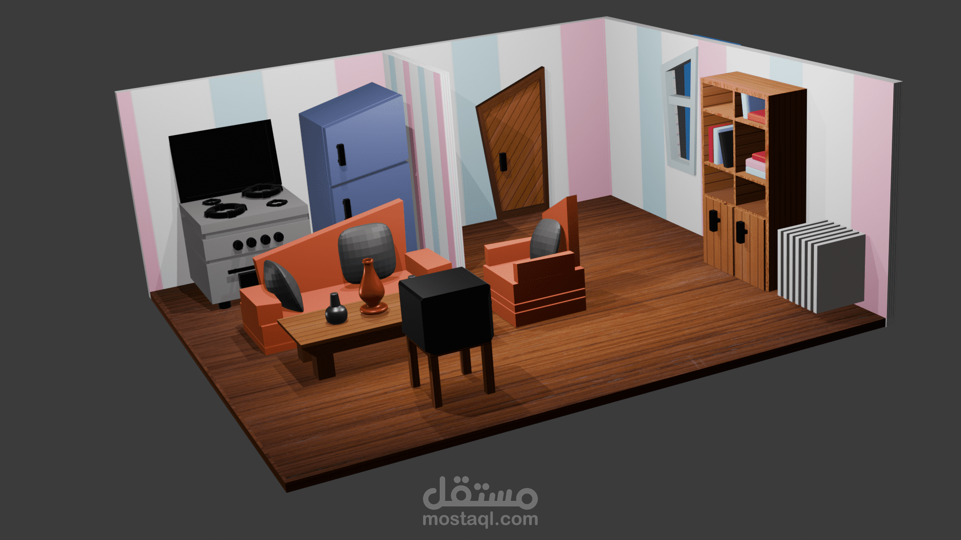 3D Environment Design – Blender Project