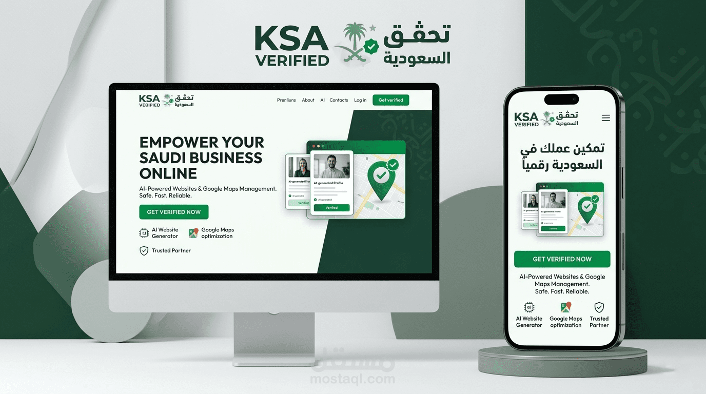 KSA Verified - AI-Driven Digital Transformation for Saudi Businesses.