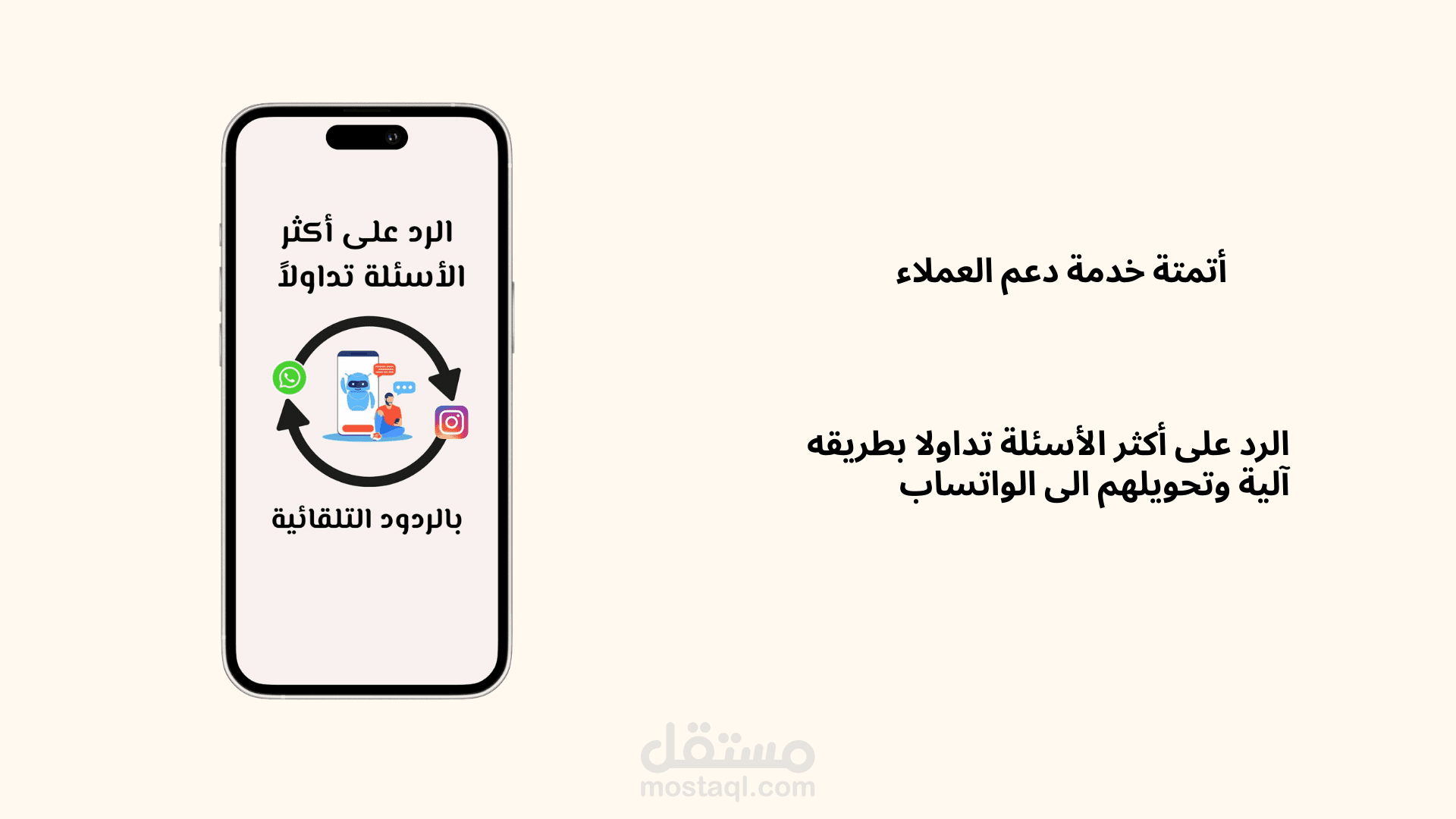 أتمتة خدمة دعم العملاء